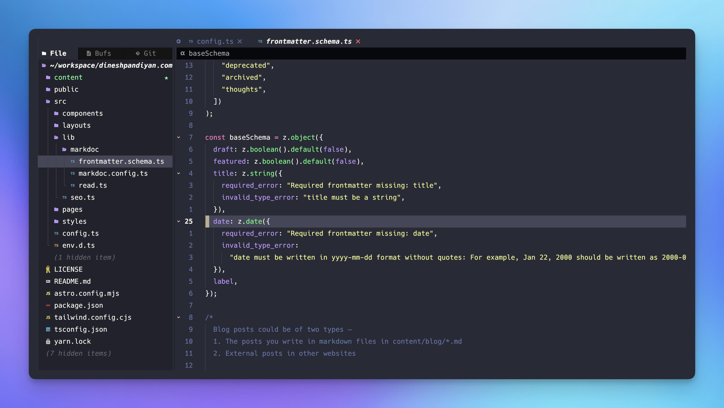 neovim should now look like this